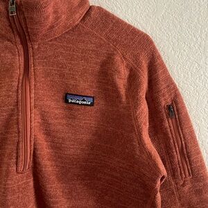 Patagonia 's Rust Half-Zip Sweater